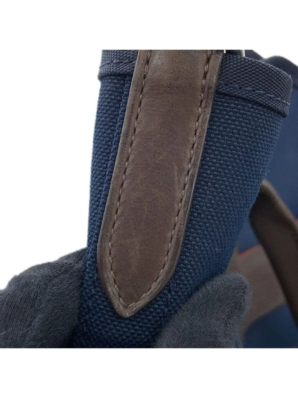 Hermes Sac de Pansage Groom Navy 2-Way Tote Bag